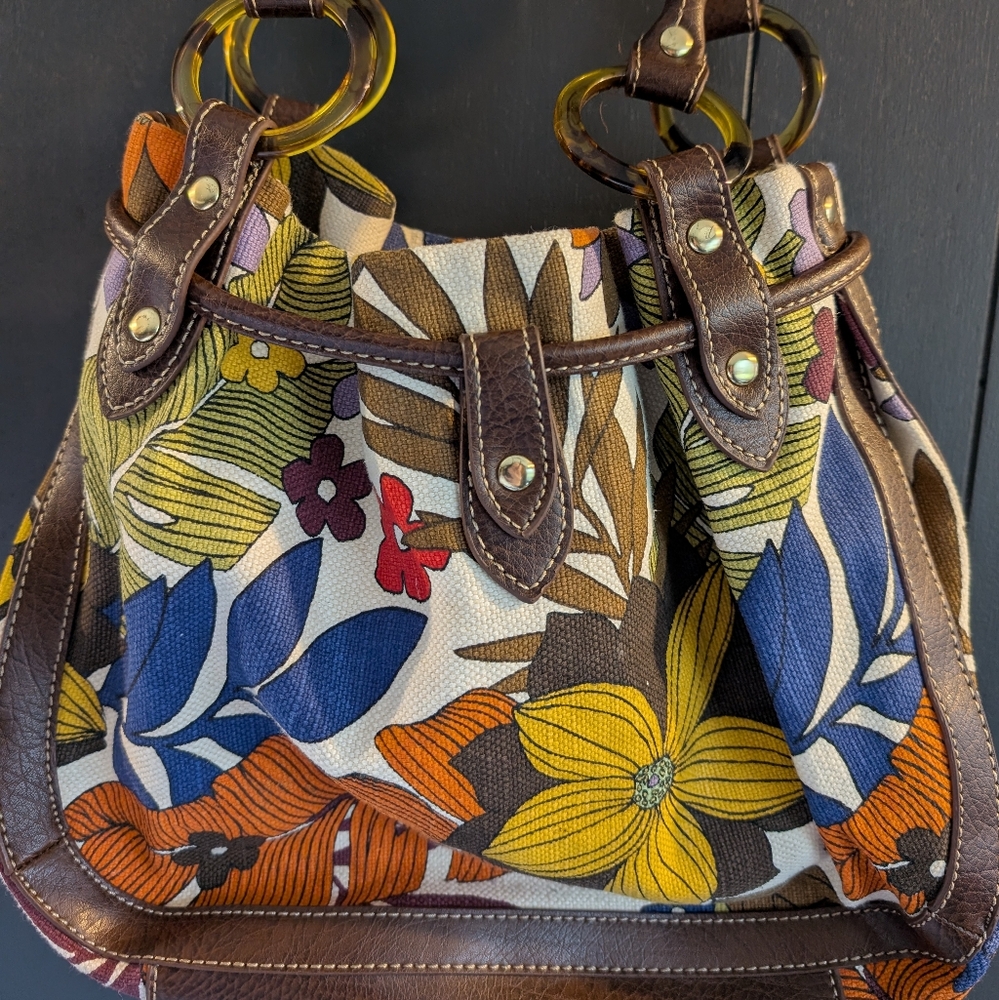 Relic Floral Drawstring Purse